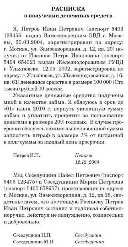 Как взять деньги в долг в Калуге частным образом: юридические аспекты